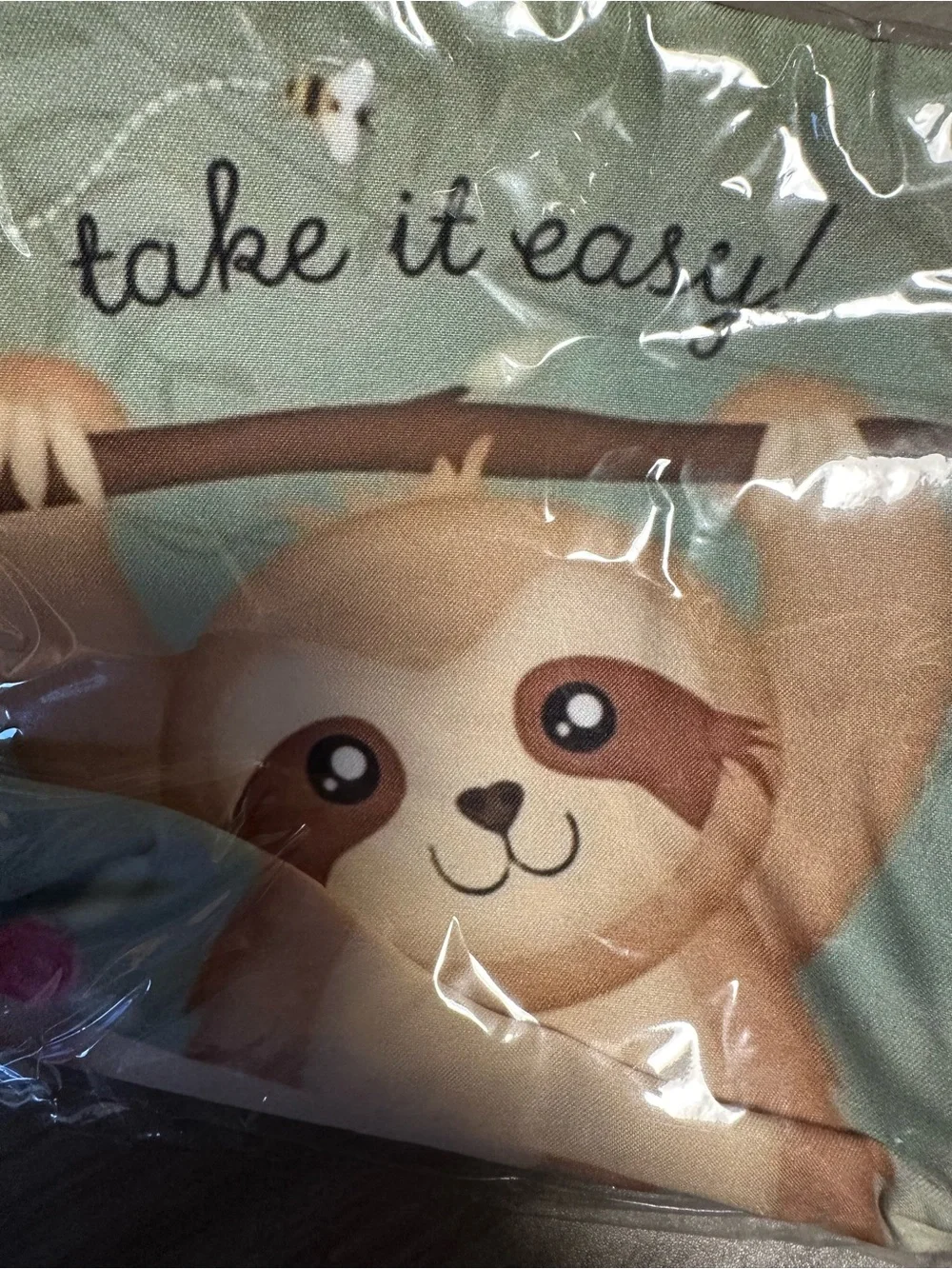 Sloth Take it Easy Makeup Bag NWT